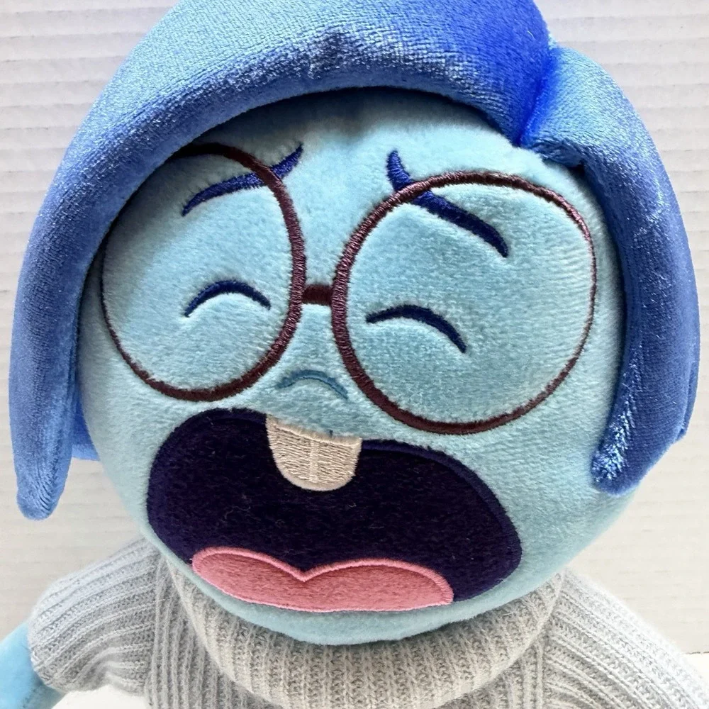 Disney Store Inside Out 2 Movie‎ Plush Plushie Sadness Pixar Blue 11